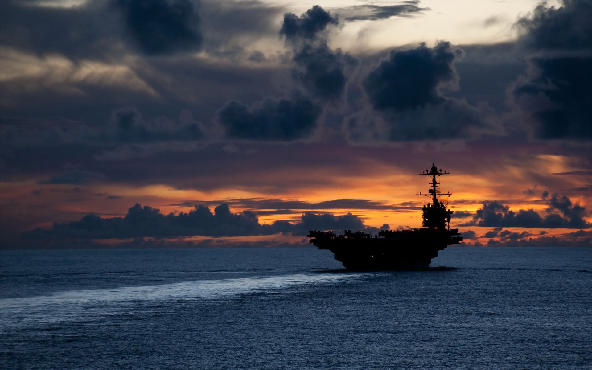 carrier sunset
