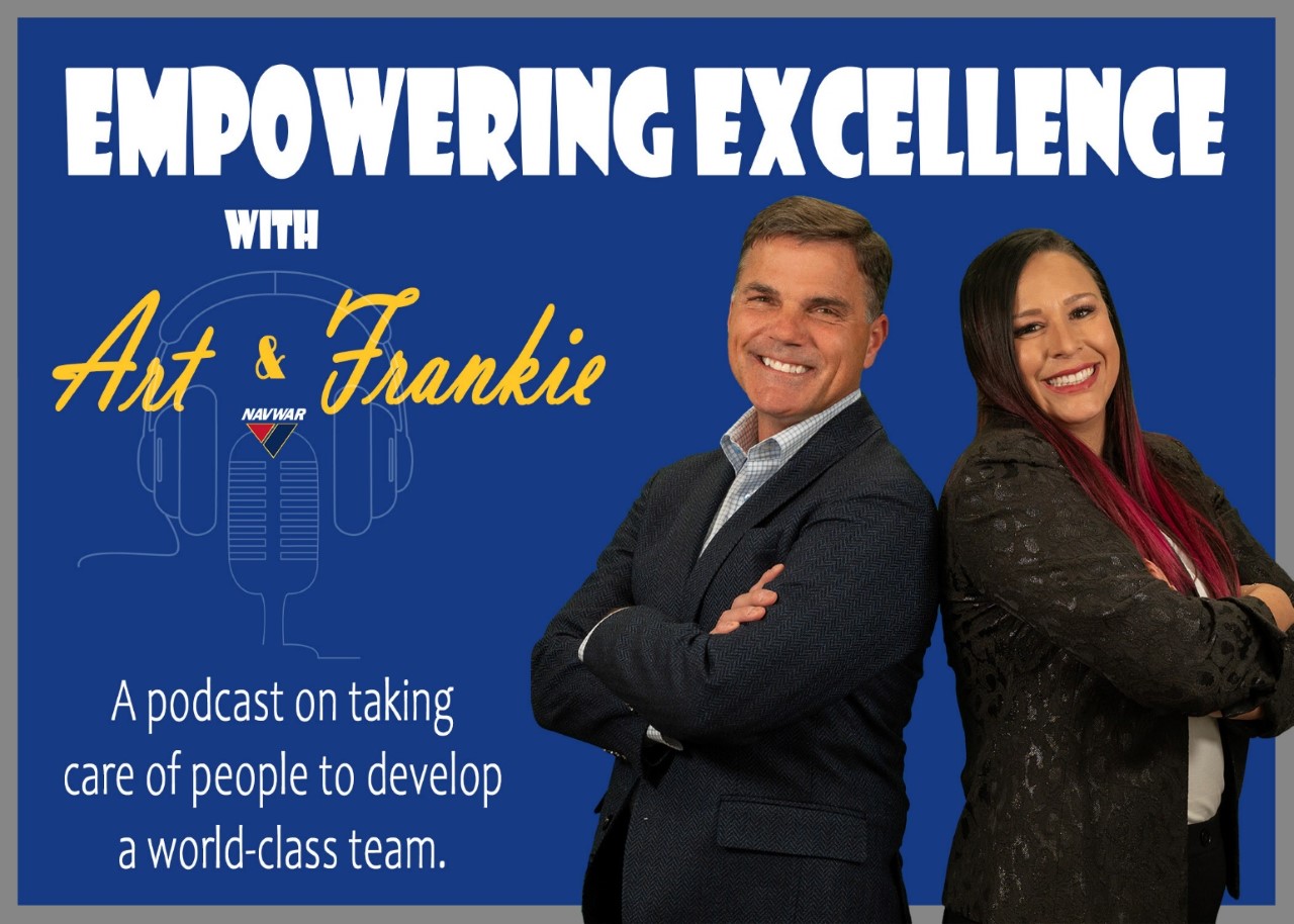 Empowering Excellence with Art & Frankie Podcast Logo